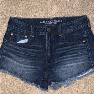 HI RISE FESTIVAL AMERICAN EAGLE JEAN SHORTS